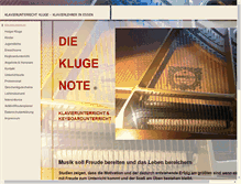 Tablet Screenshot of die-kluge-note.de